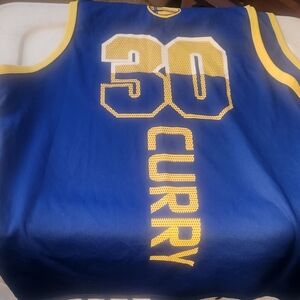 Blue and Yellow Basketball Jersey